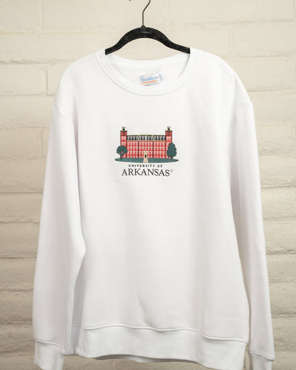 Arkansas Crewneck - White