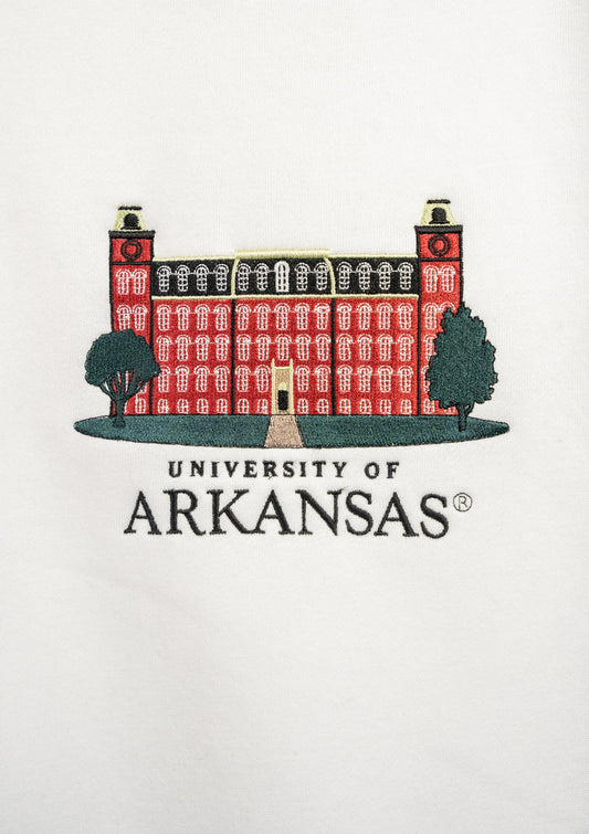 Official Arkansas Crewneck (White)
