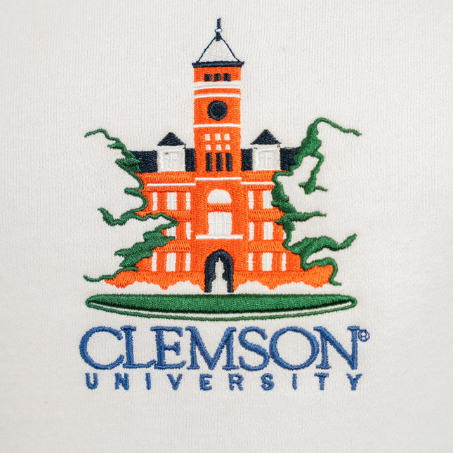 Clemson University Crewneck - White