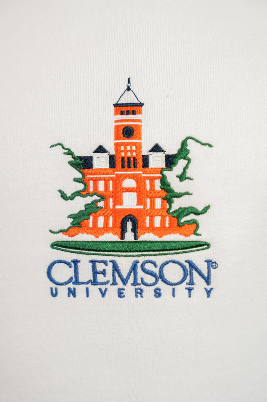 Official Clemson University Crewneck (White)