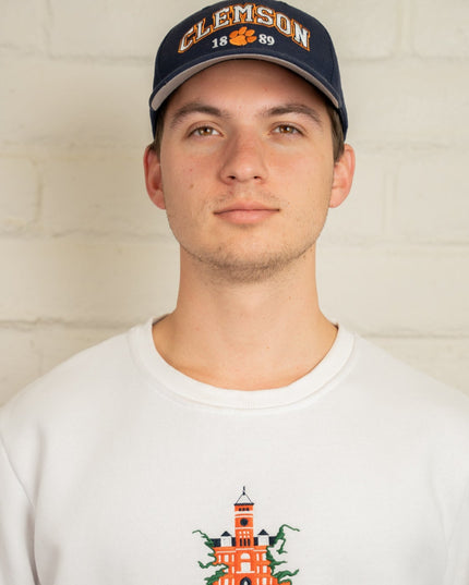 Clemson University Crewneck - White