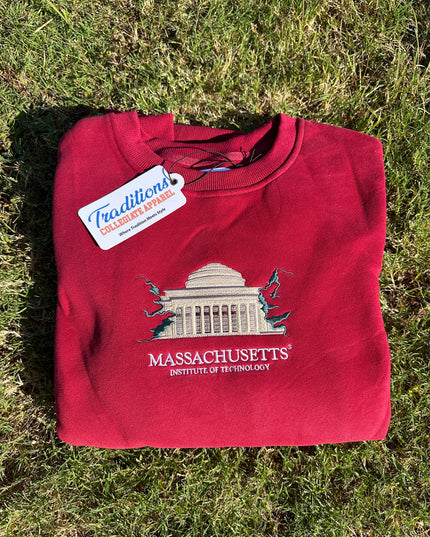 MIT Crewneck Red