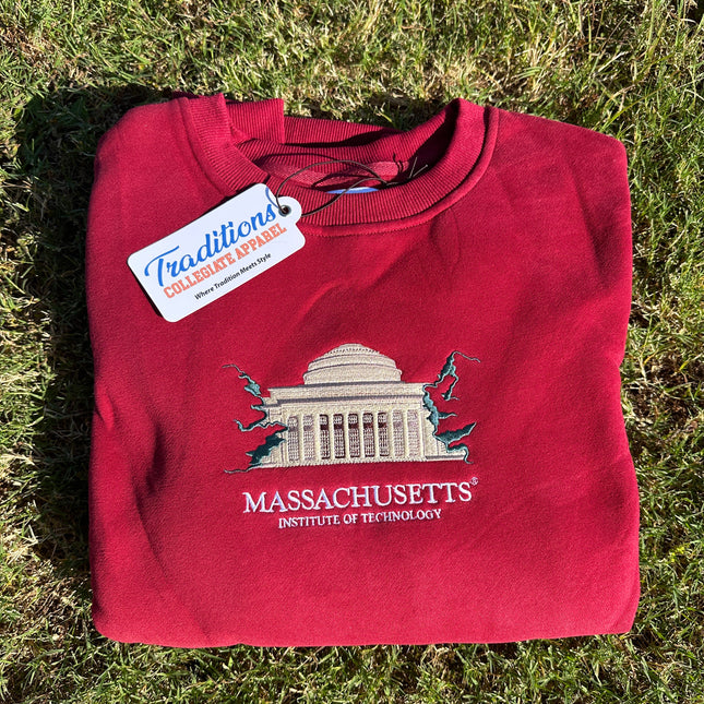 MIT Crewneck Red