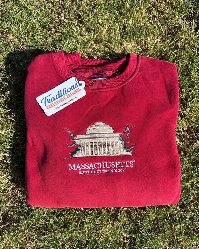 MIT Crewneck Red