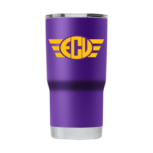 East Carolina College Vault 20oz Purple Tumbler