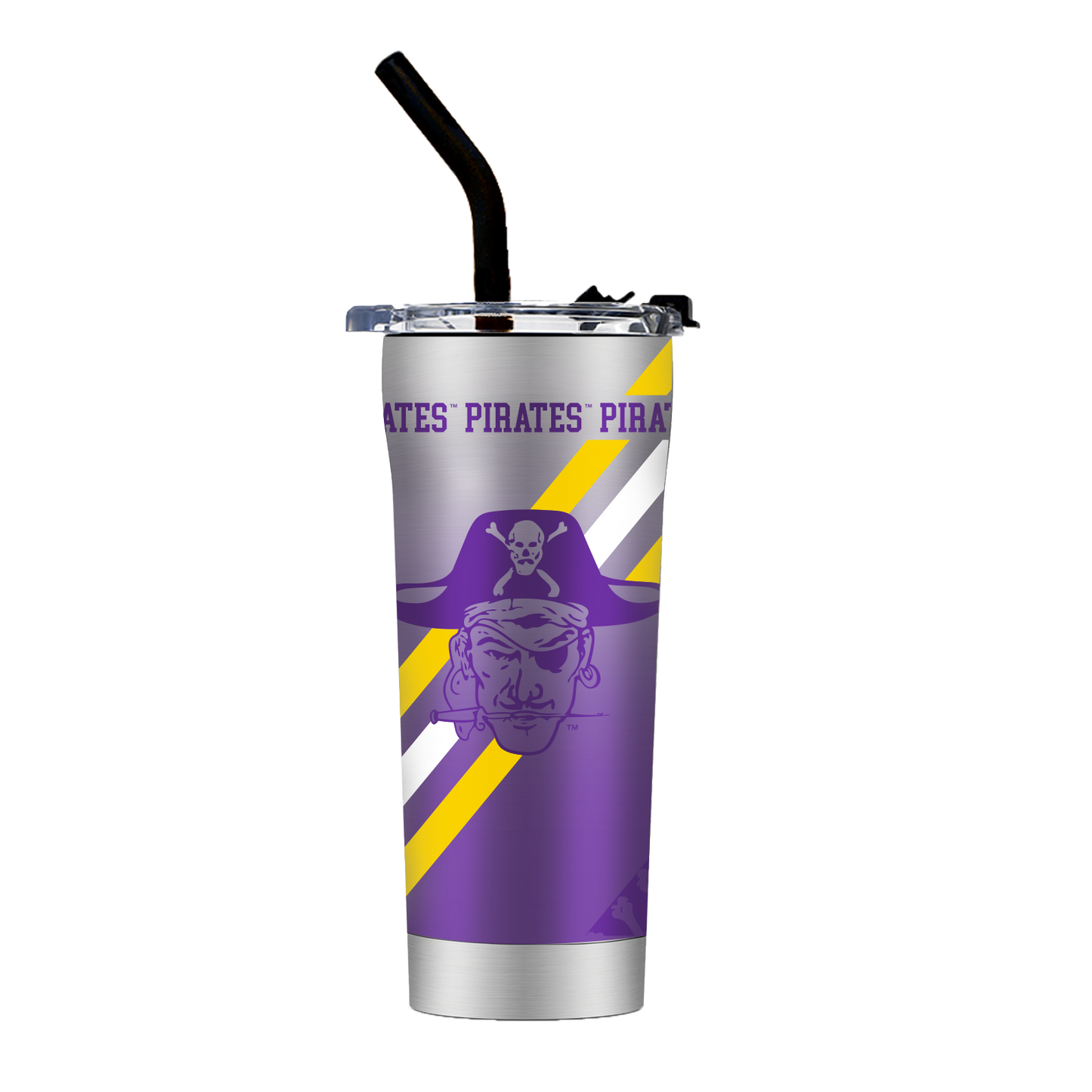 East Carolina College Vault Straw Tumbler