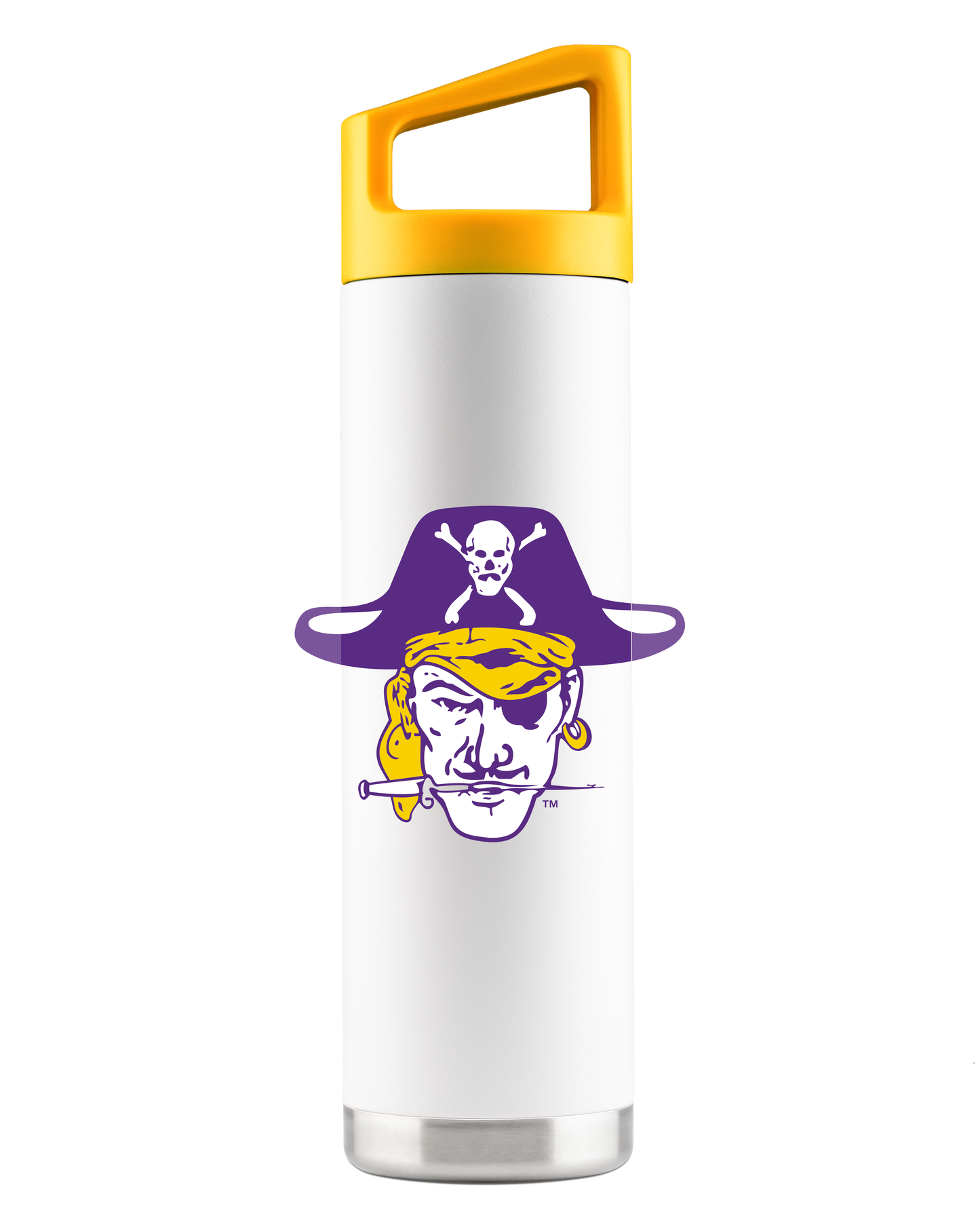 East Carolina Vault Collection 22oz White Bottle