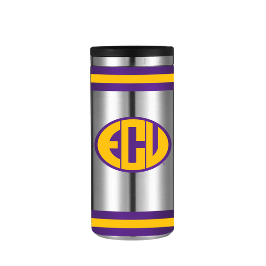 East Carolina Vault Collection Stainless Steel Skinny Can Koozie