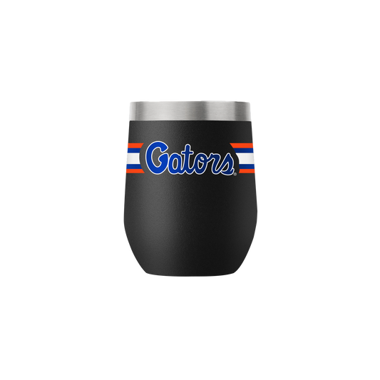 Florida 12oz Stemless Black "Gators" Tumbler
