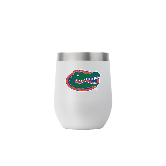 Florida 12oz Stemless Light Gray "Gatorhead" Tumbler