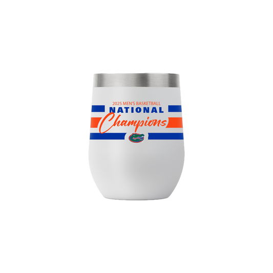Florida 2025 National Champions 12oz Stemless Tumbler
