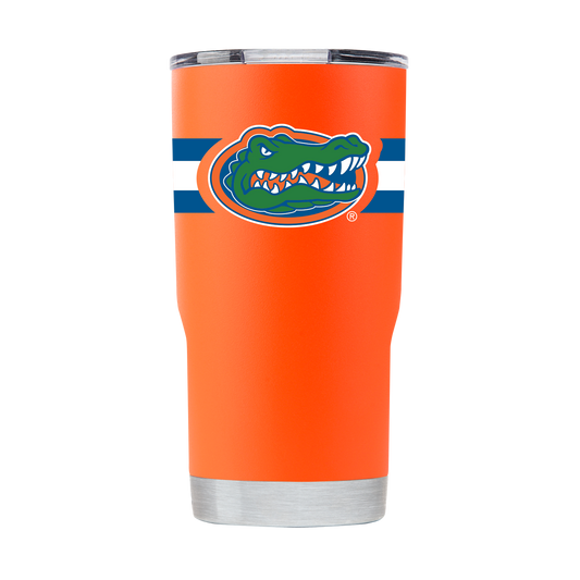Florida 20oz Striped Orange Tumbler