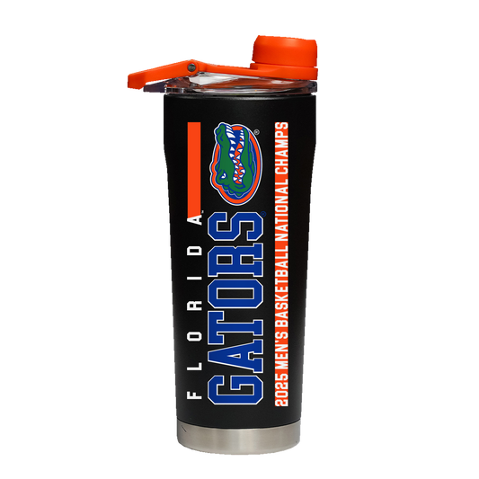 Florida 2025 National Champions Black Stainless Steel Shaker