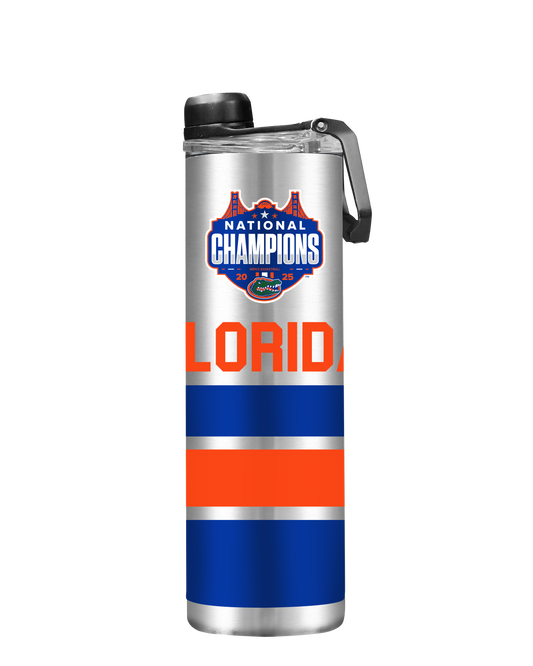 Florida 2025 National Champions 22oz Stainless Steel Bottle