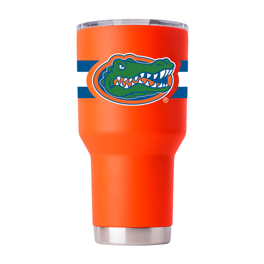 Florida 30oz Orange Tumbler w- Stripes