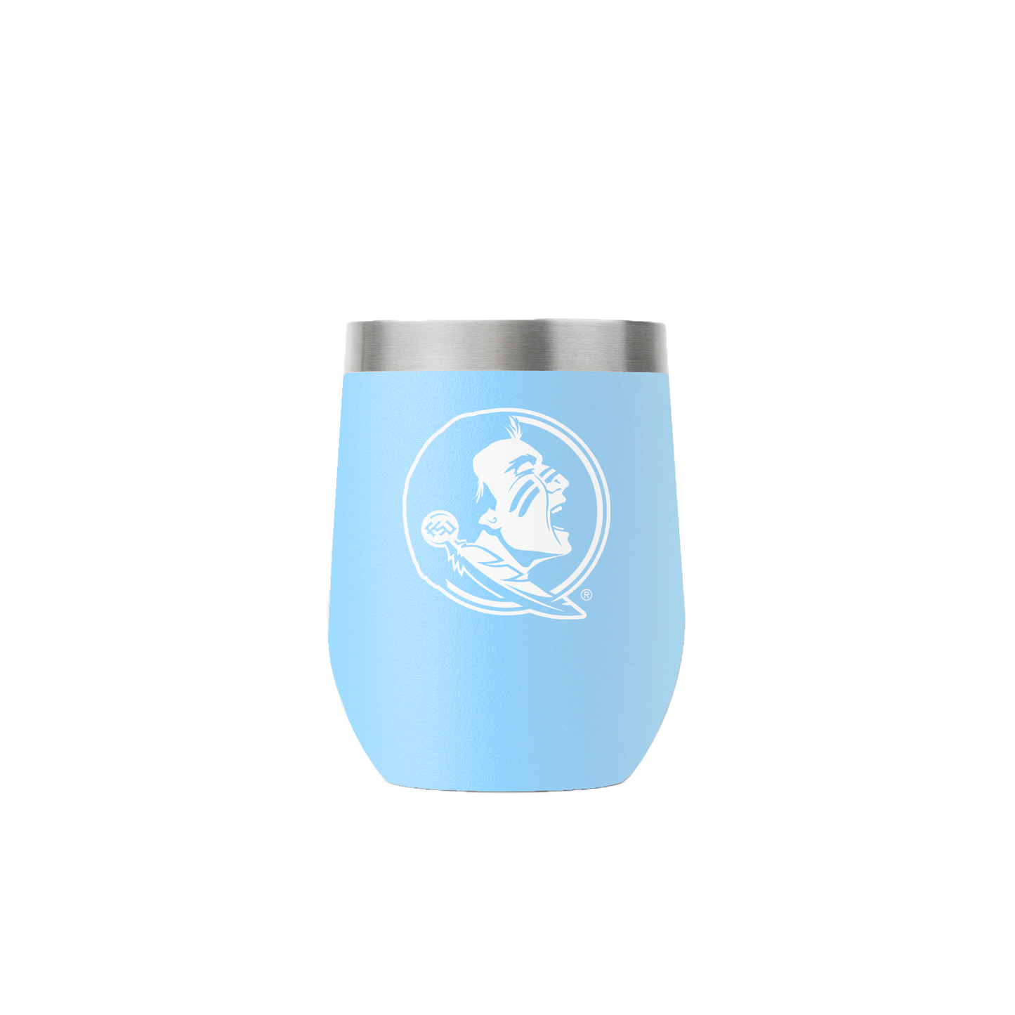 Florida State 12oz Stemless Light Blue Tumbler