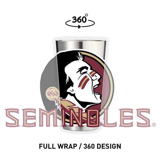 Florida State 16oz Stainless Pint