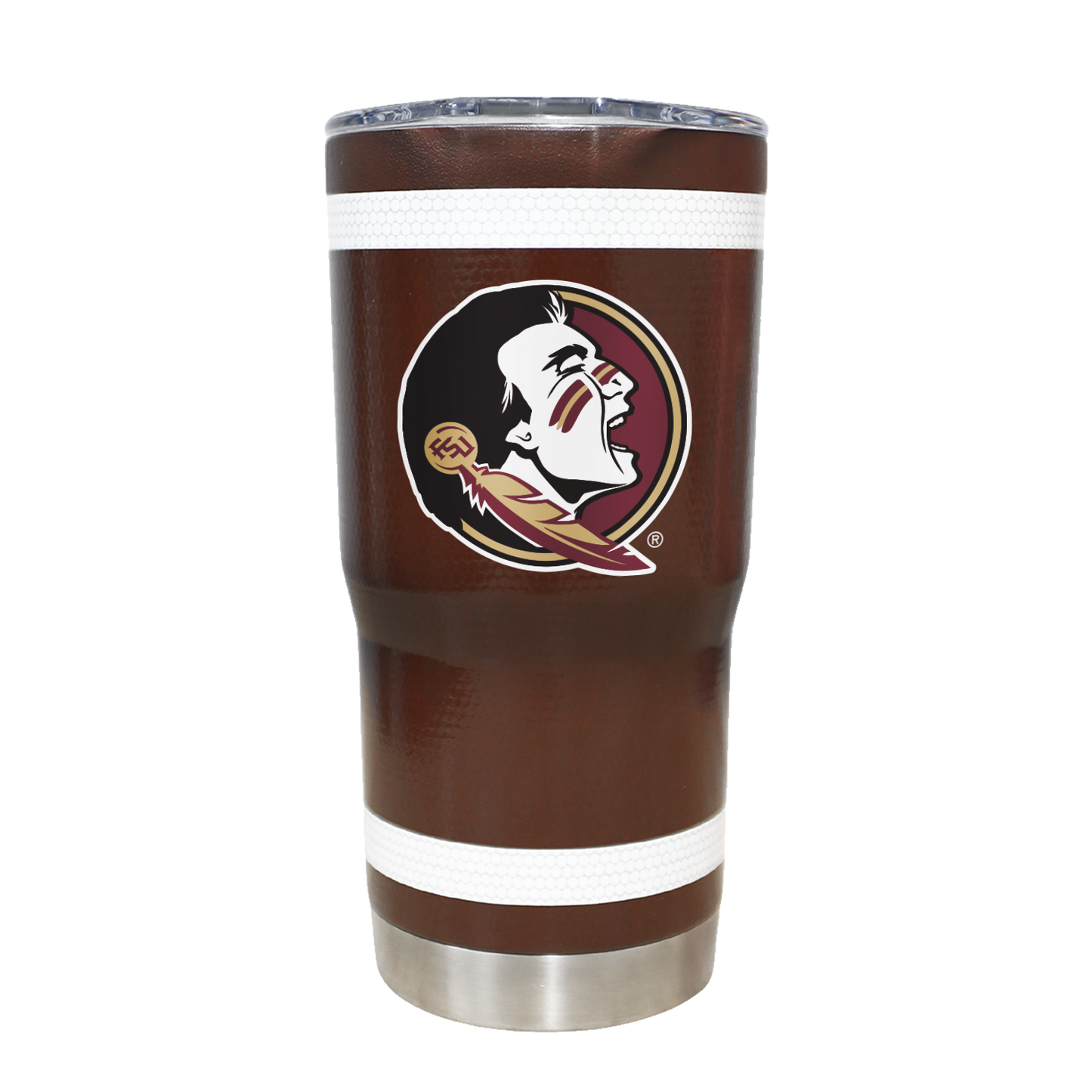 Florida State 20oz Football Textured Tumbler