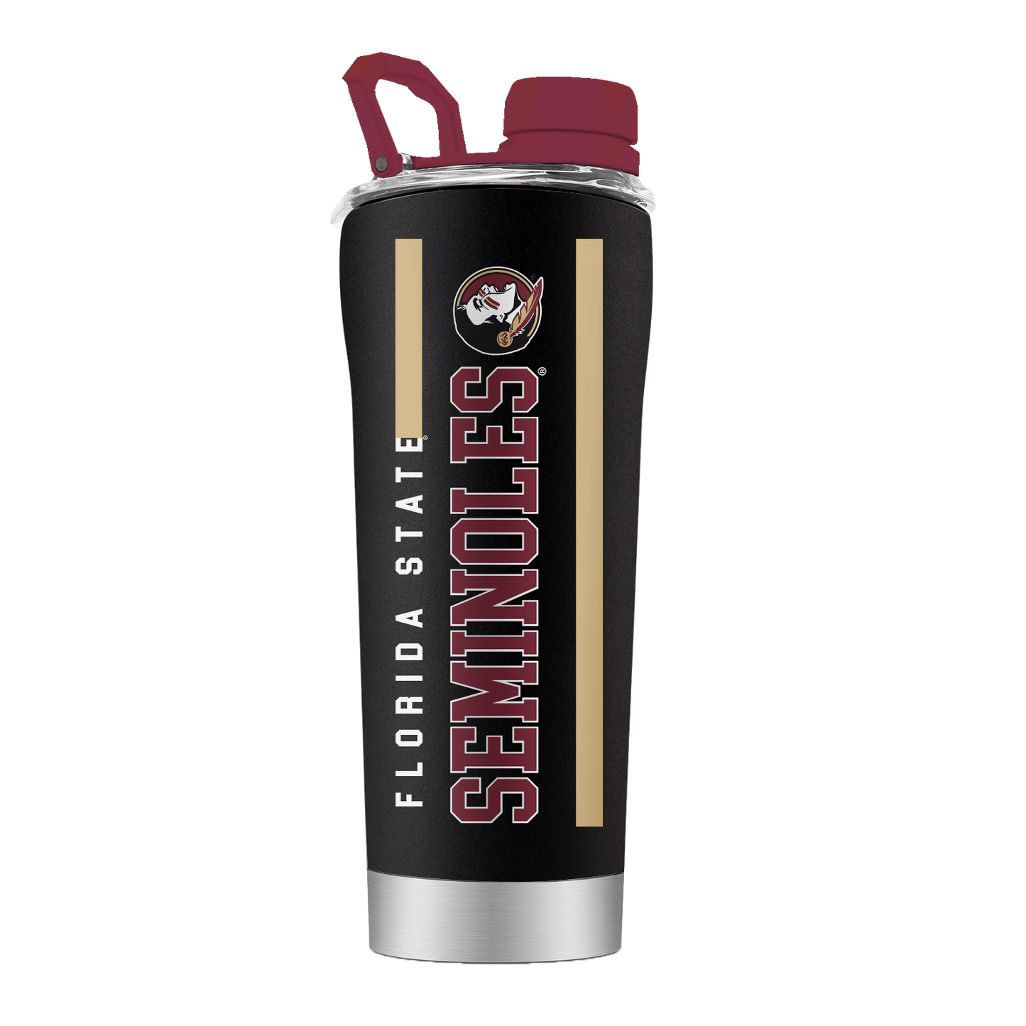 Florida State Black Stainless Steel Shaker