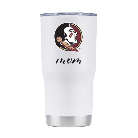 Florida State 20oz White "Mom" Tumbler