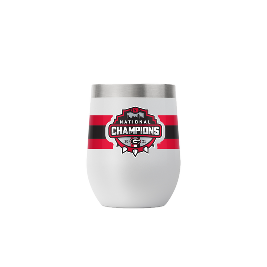 Georgia 12oz National Champs Grey Stemless