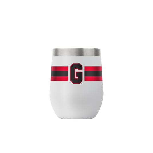 Georgia Vault Collection 12oz Stemless Light Gray Tumbler