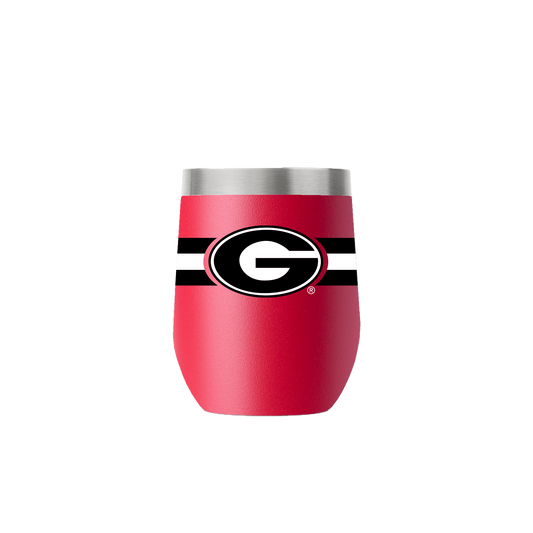 Georgia 12oz Stemless Red Tumbler - 360