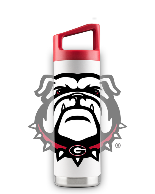 Georgia 16oz White "Mascot" Youth Bottle