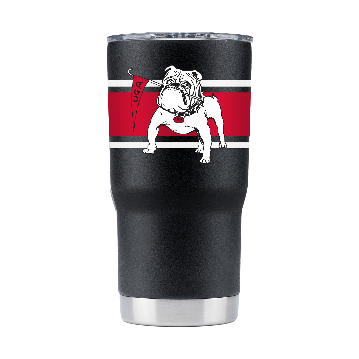 Georgia 20oz College Vault Black Tumbler