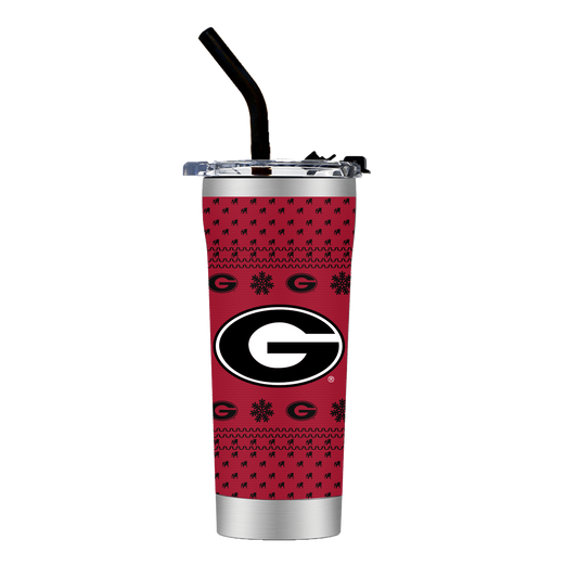 Georgia Straw Tumbler - Christmas Collection