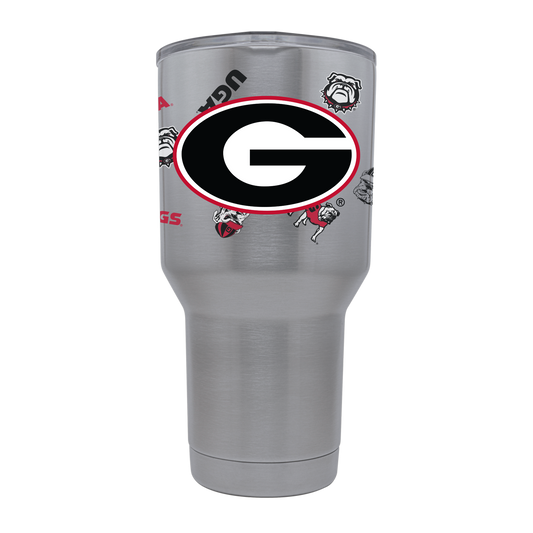 Georgia 30oz Stainless Steel Tumbler - All Over