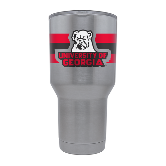 Georgia Vault Collection 30oz Stainless Steel Tumbler