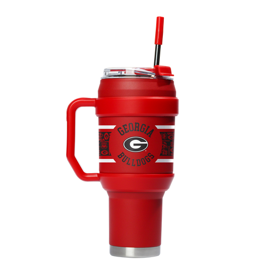 Georgia 40oz Stainless Steel Tumbler - Red