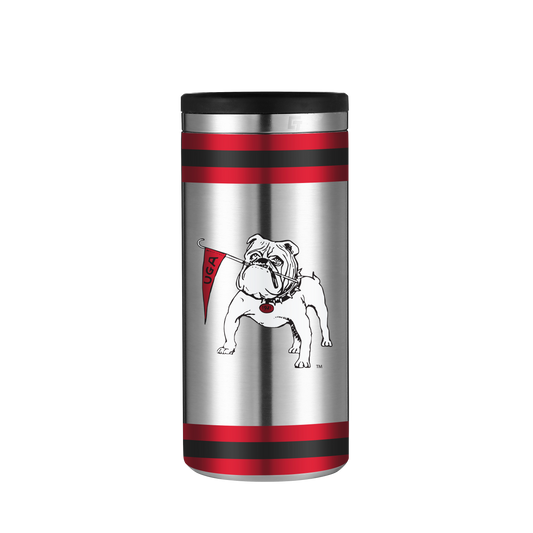 Georgia Vault Collection Stainless Steel Skinny Can Koozie