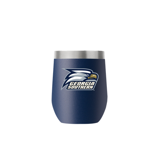 Georgia Southern 12oz Stemless Navy Tumbler