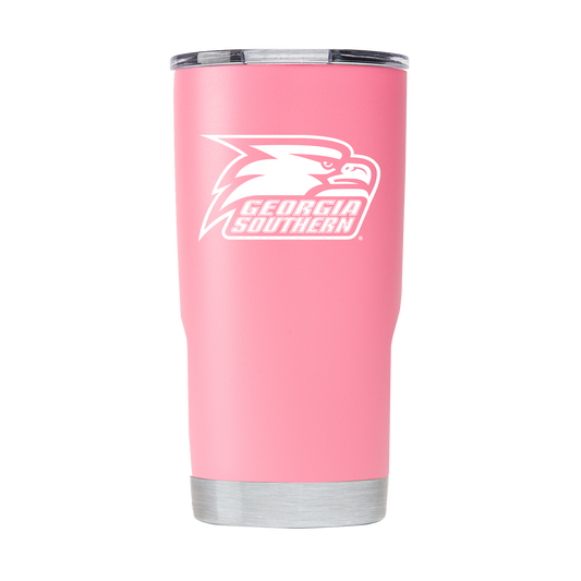 Georgia Southern 20oz Pink Tumbler