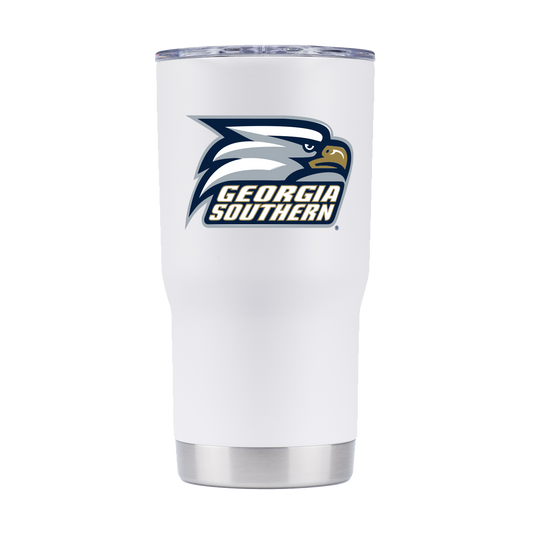 Georgia Southern 20oz White Tumbler