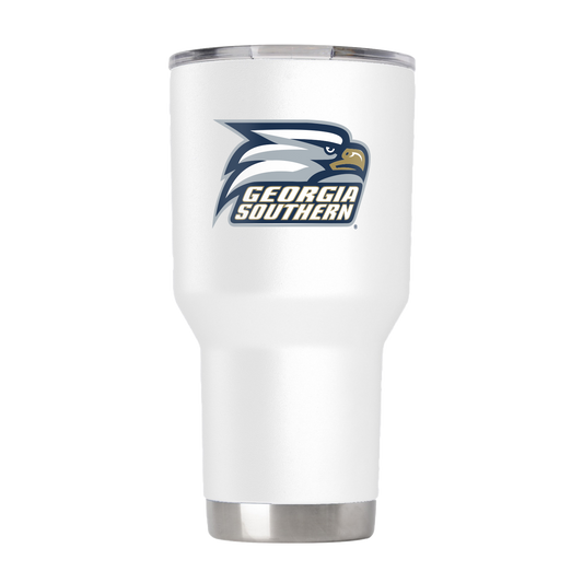 Georgia Southern 30oz White Tumbler