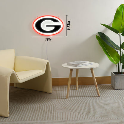Georgia Bulldogs LED Neon Sign