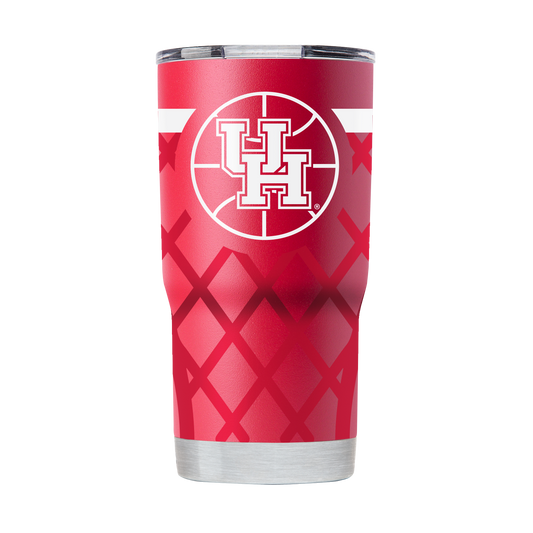 University of Houston 20oz Red Basketball Tumbler