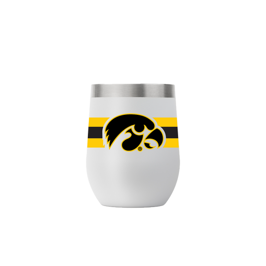 Iowa 12oz Light Grey Stemless Tumbler