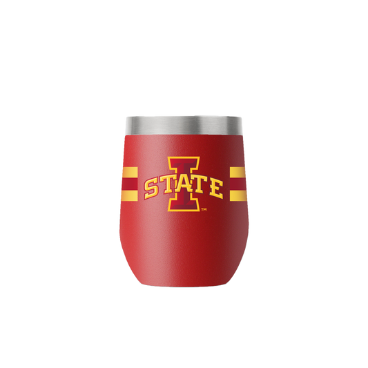 Iowa State 12oz Red Stemless Tumbler