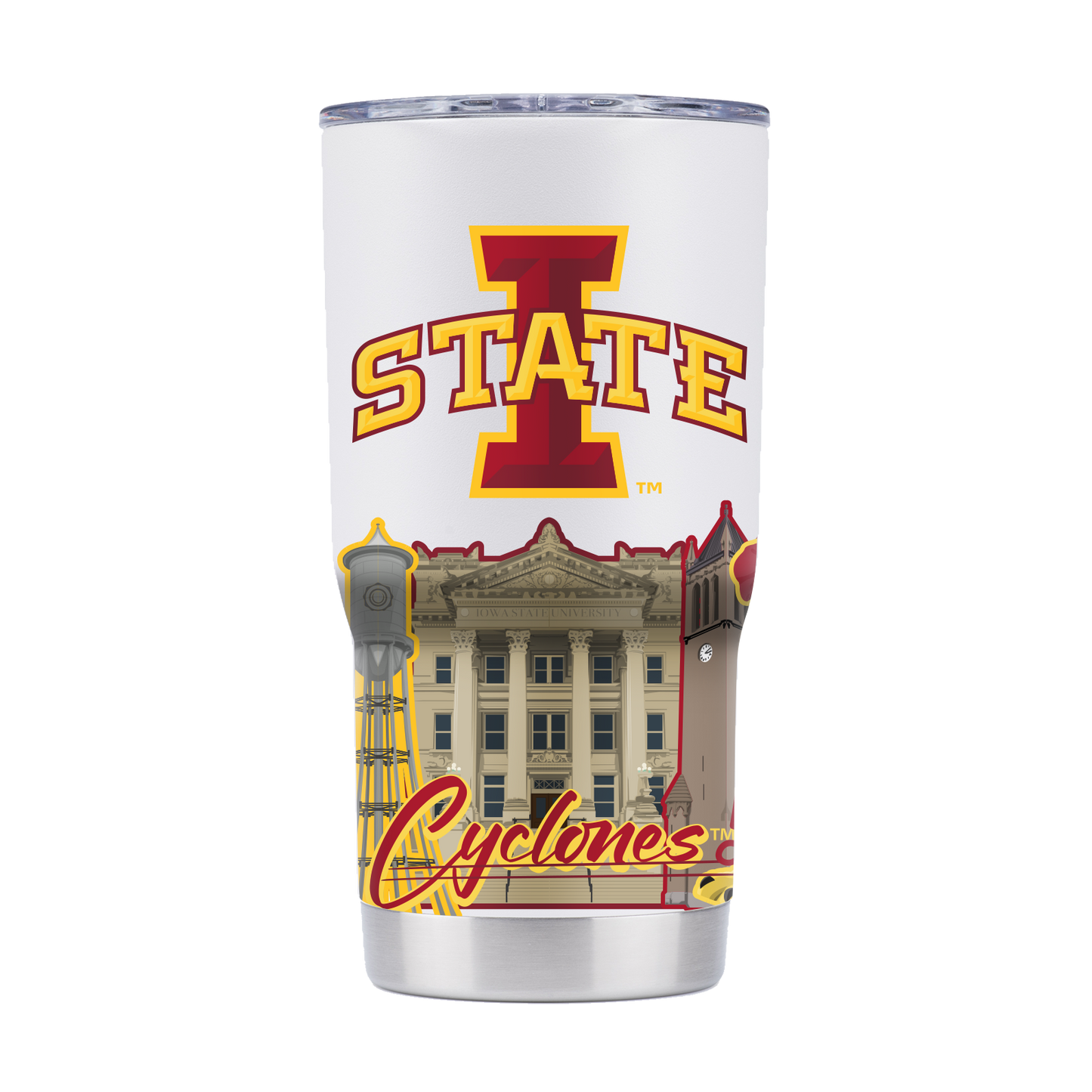 Iowa State 20oz Campus Icons Tumbler