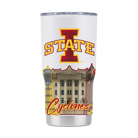 Iowa State 20oz Campus Icons Tumbler