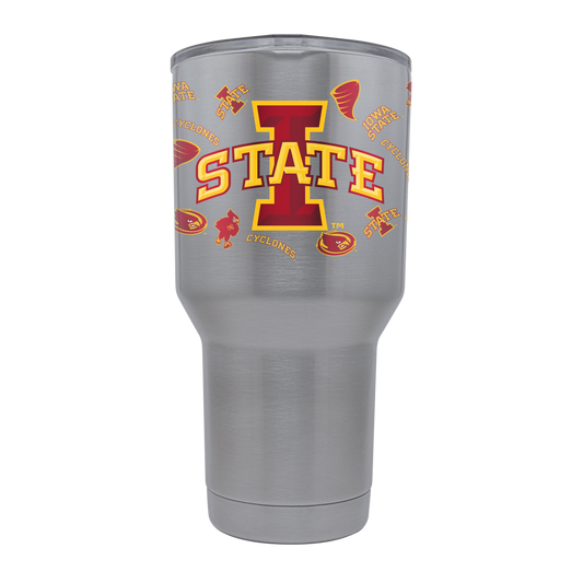 Iowa State 30oz Stainless Steel Tumbler - All Over