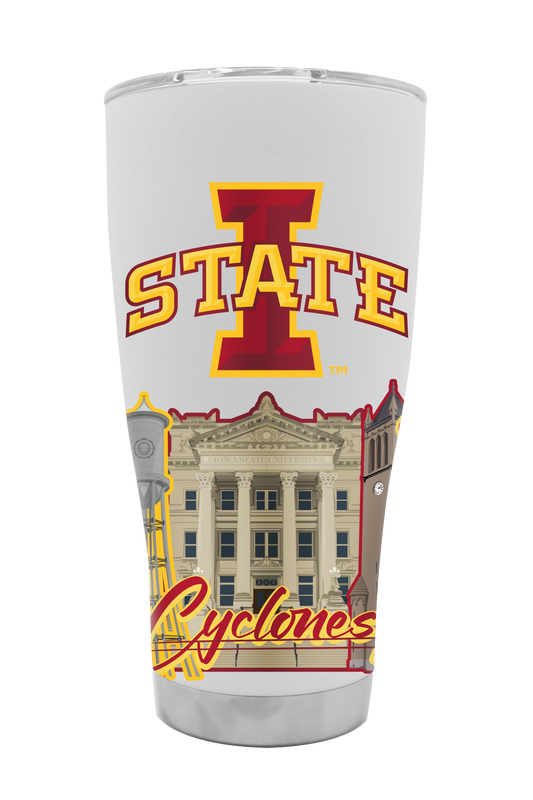 Iowa State 30oz Campus Icons Tumbler