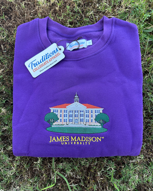 James Madison Crewneck - Purple