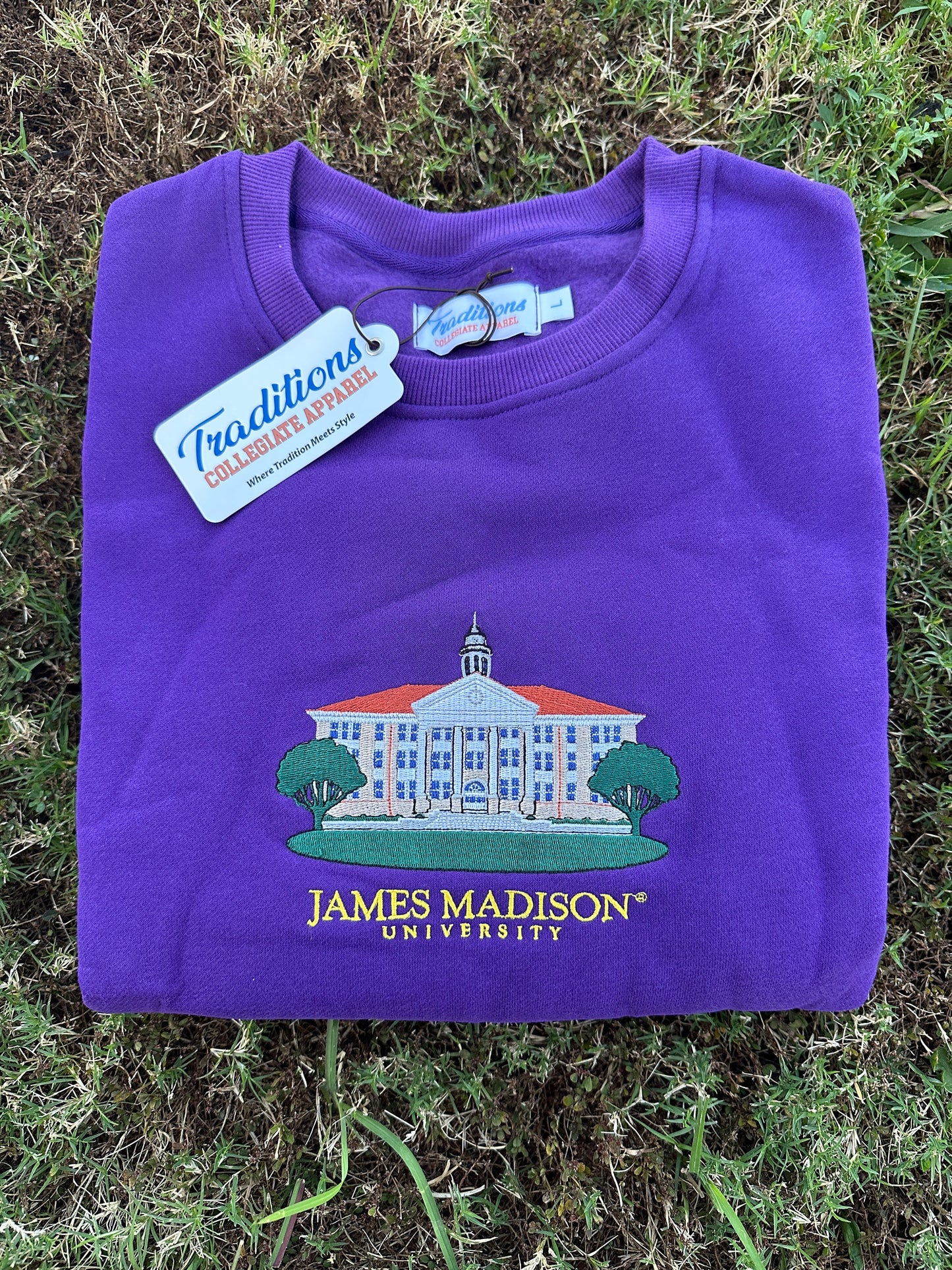 Official James Madison Crewneck (Purple)