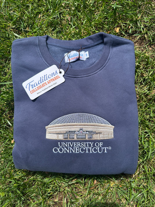 Official UConn Stadium Crewneck (Navy)