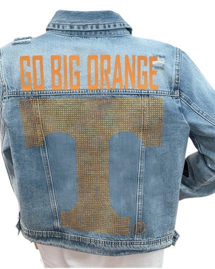 Licensed Game Day Jacket, Blue Denim, Tennessee Vols Go Big Orange & T